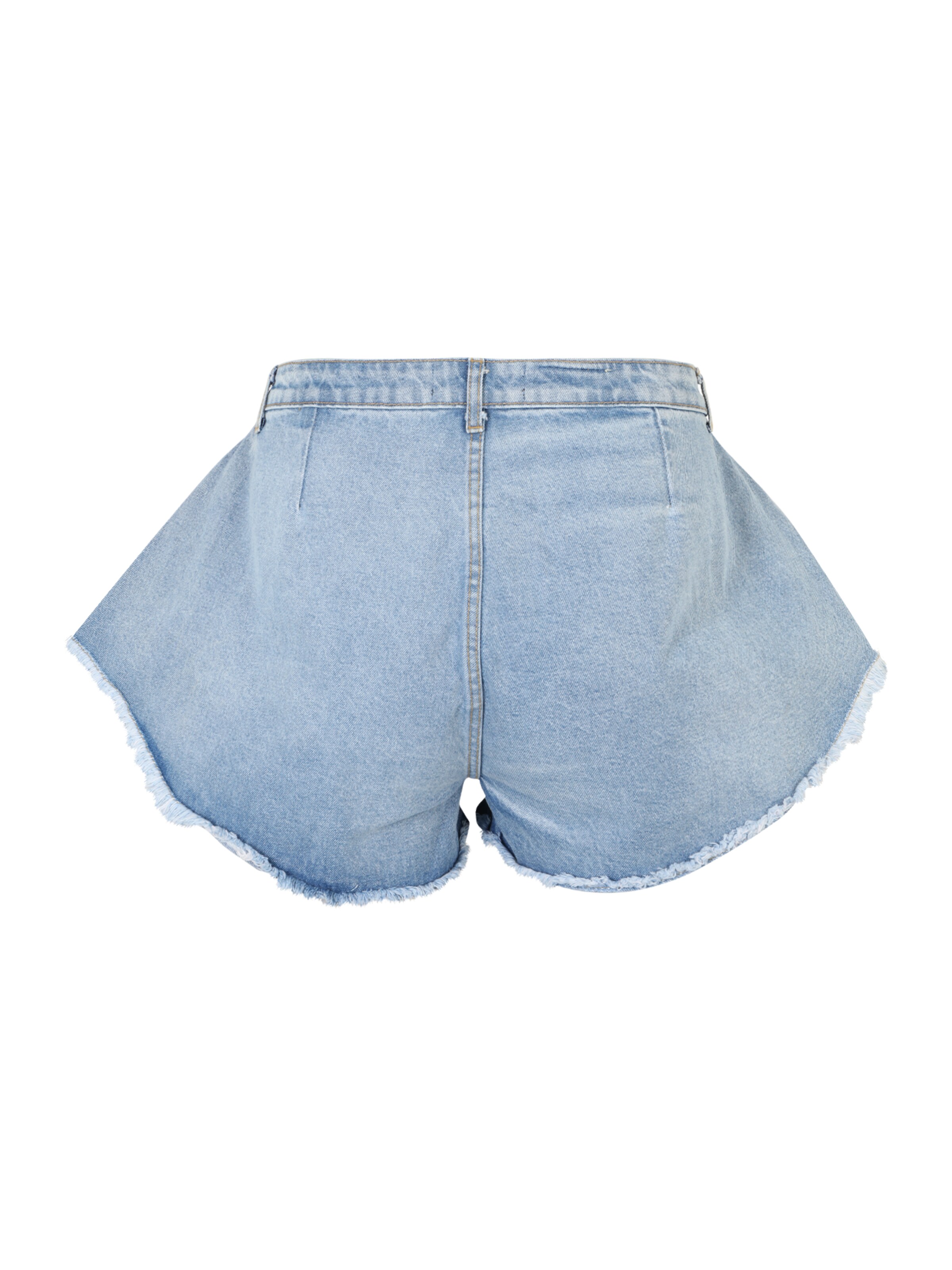 Misspap Wide leg Pleat-front jeans in Blue