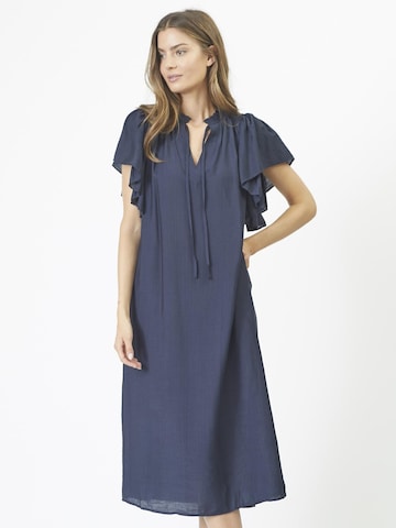 Robe ' Hera' co'couture en bleu : devant