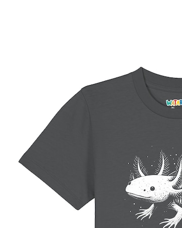 watabout.kids Shirt 'Axolotl' in Grey