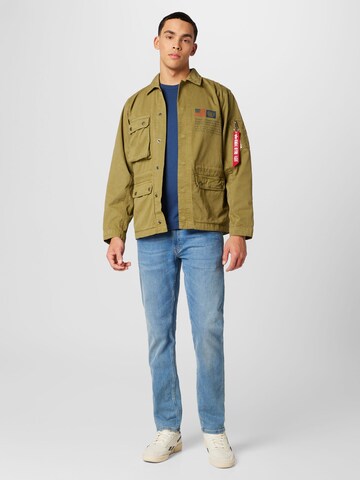 ALPHA INDUSTRIES Prechodná bunda - Zelená