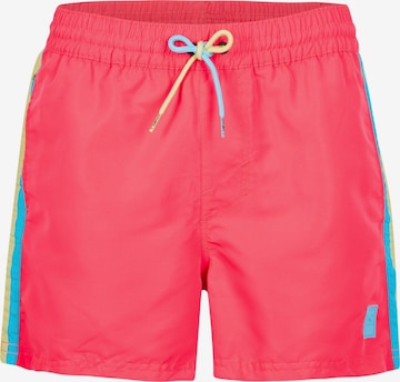 Shorts de bain 'Vert Retro' O'NEILL en rose : devant