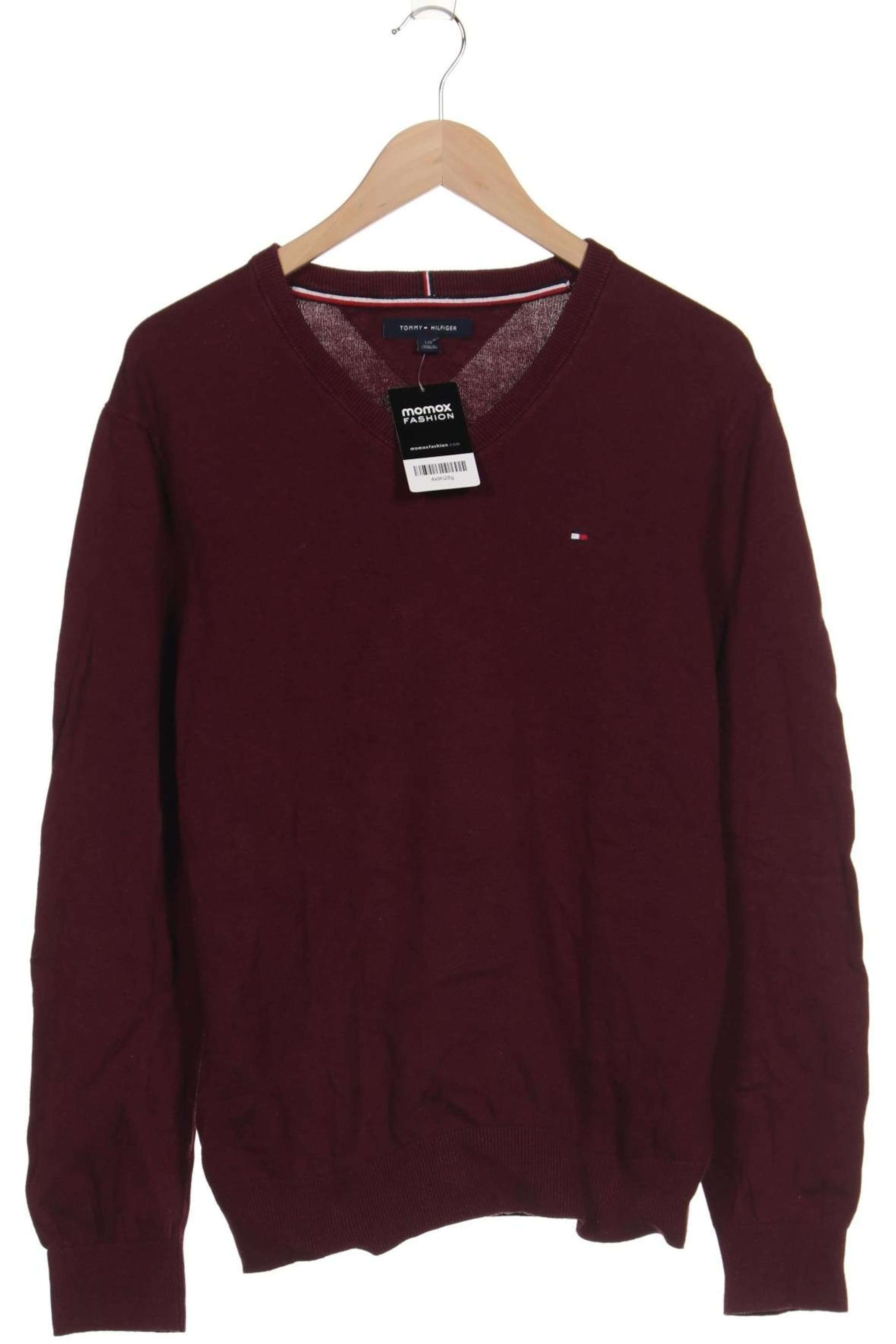 TOMMY HILFIGER Pullover L in Rot: Vorderseite