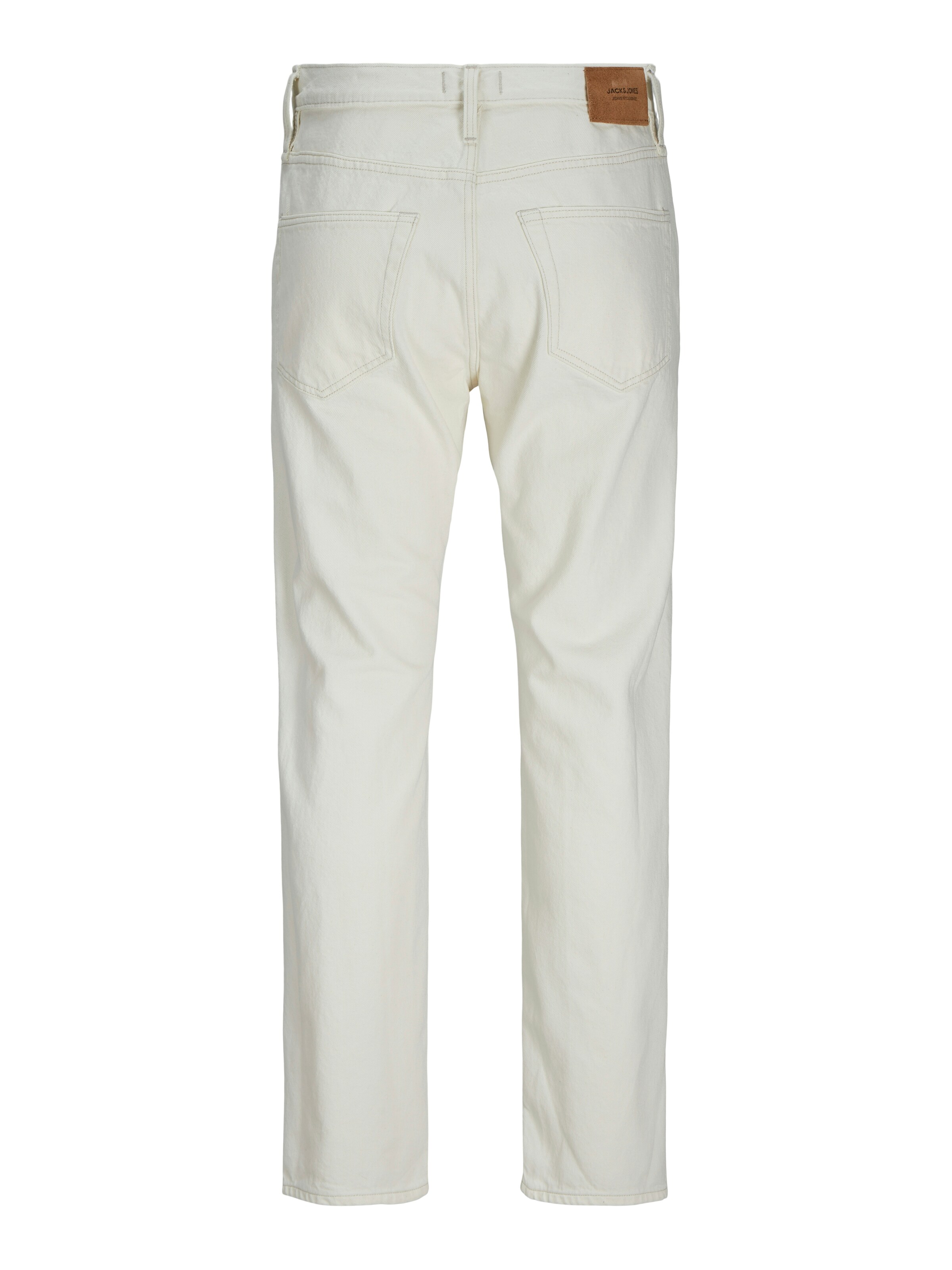 JACK & JONES Ohlapna forma Kavbojke 'JJIChris JJCooper' | bela barva