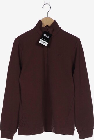 ODLO Sweatshirt & Zip-Up Hoodie in XS in Brown: front