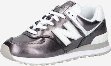 melns new balance Zemie brīvā laika apavi '574': no priekšpuses