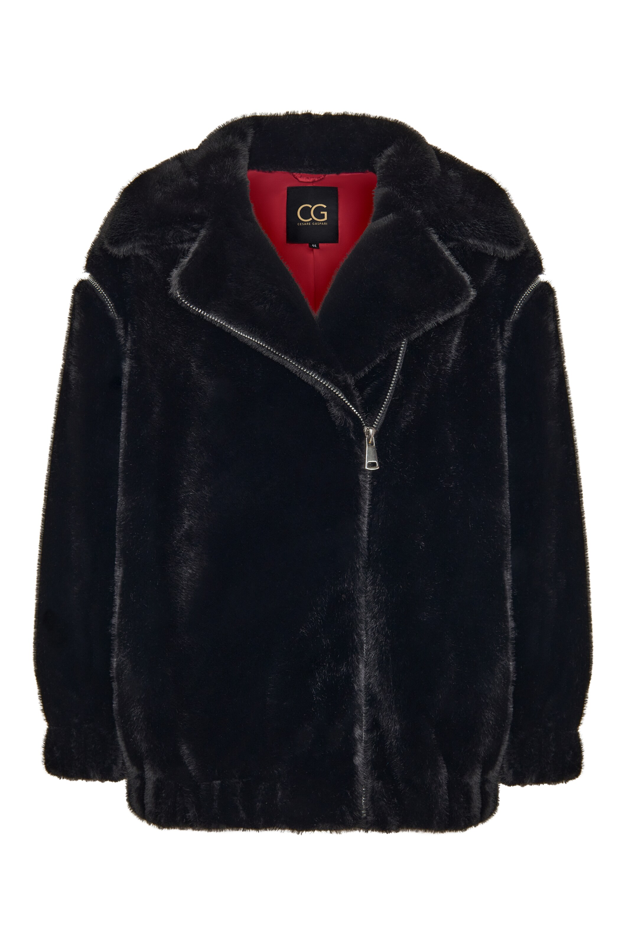CESARE GASPARI Manteau d’hiver en S en noir, Vue avec produit