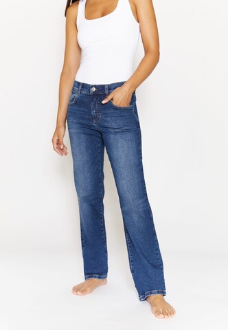 Angels Regular Straight-Leg Jeans 'Dolly' in Blau: predná strana