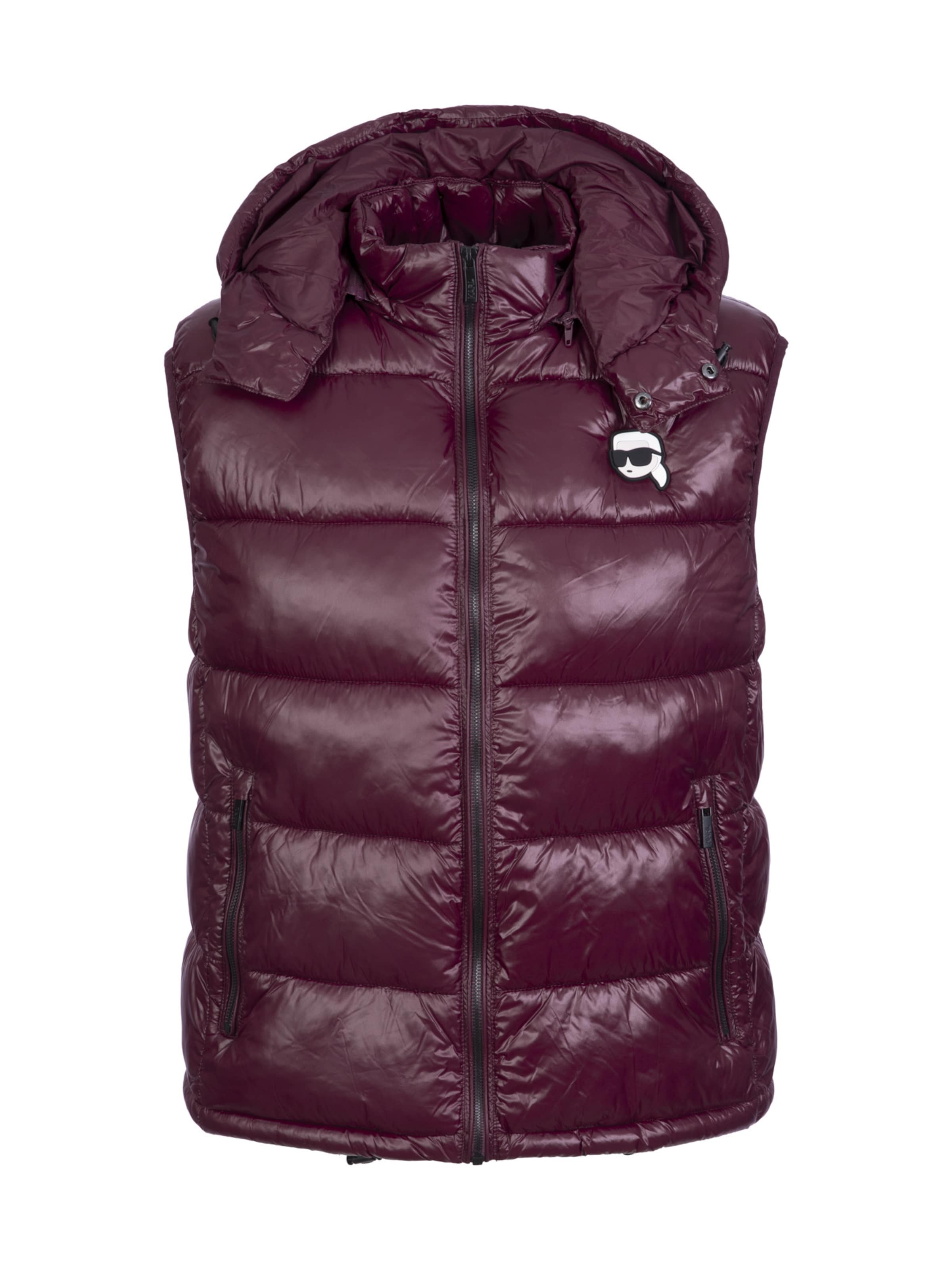 Karl Lagerfeld Weste in Rot: Vorderseite