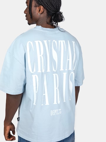 Crystal Paris Shirt 'Face' in Blauw