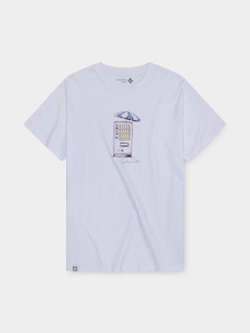 Bavarian Caps Shirt 'T-Shirt "Bierautomat" - weiß' in White: front