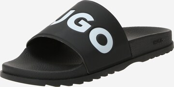 HUGO Mules 'Match It Slid' in Black: front