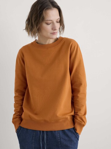 Seasalt Cornwall Sweatshirt 'Mappa' in Geel: voorkant