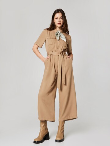 Guido Maria Kretschmer Women Jumpsuit 'Fergie' in Beige