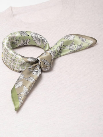 MayTree Sjaal 'Seidentuch Blumen Quartett' in Groen