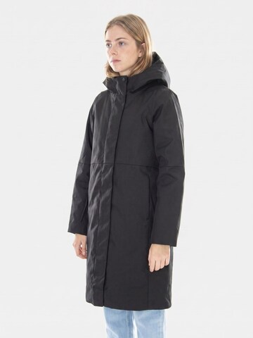 elvine Winterjas 'W´s Jacket Elvira Black Smart Cotton Blend' in Zwart