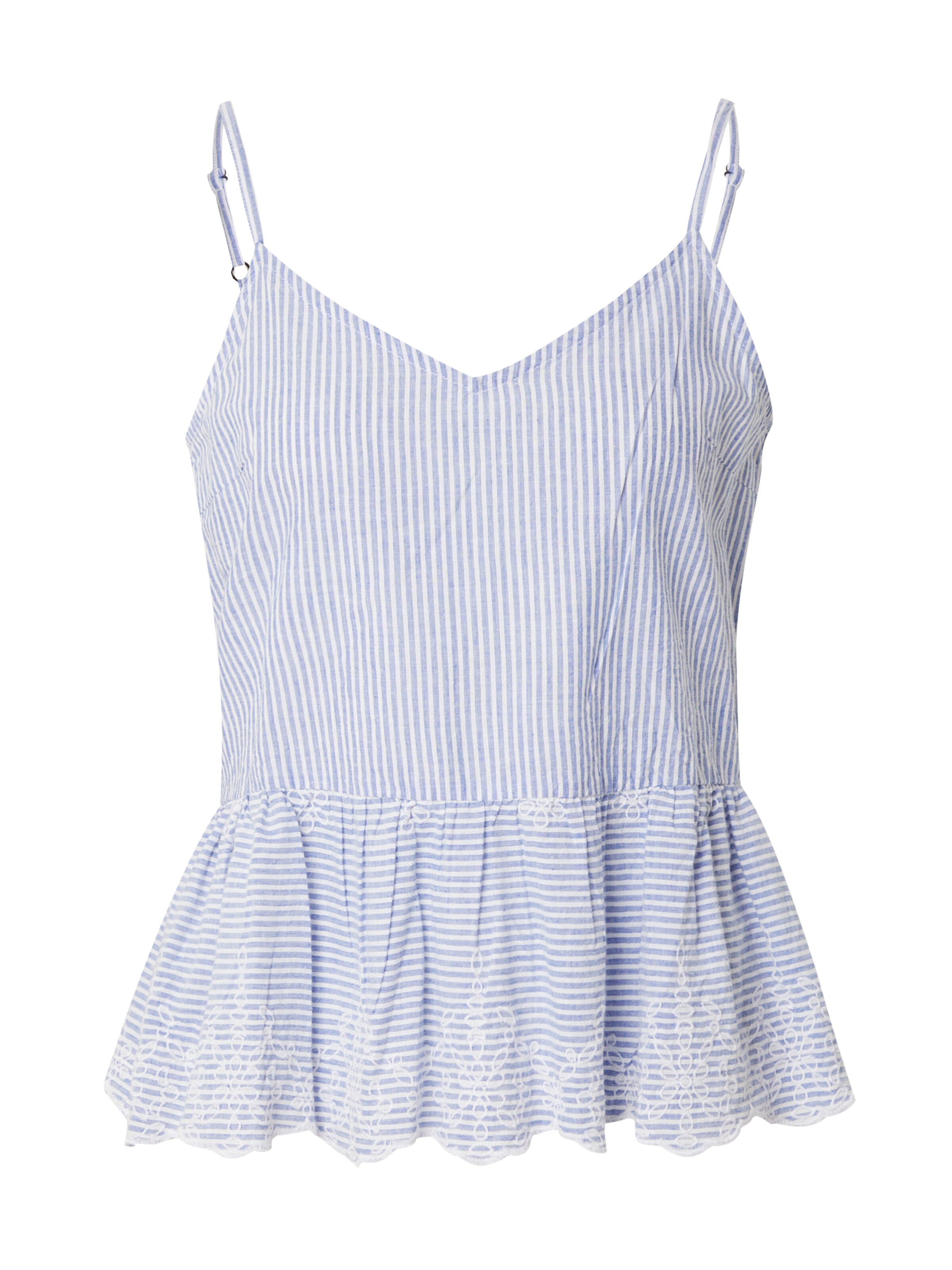 PIECES Top in Blue: front