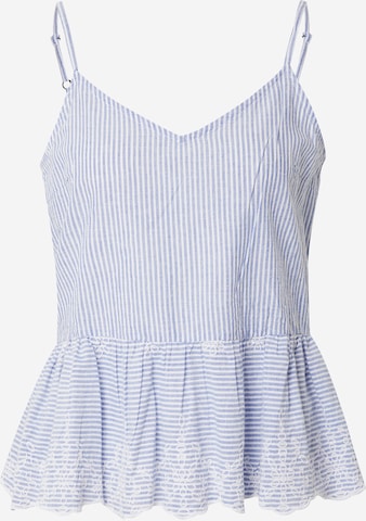 Top di PIECES in blu: frontale