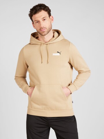 PUMA - Sweatshirt de desporto 'ESS+' em castanho: frente