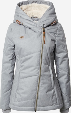 Ragwear Winter Jacket 'Gordon' in Grey: front