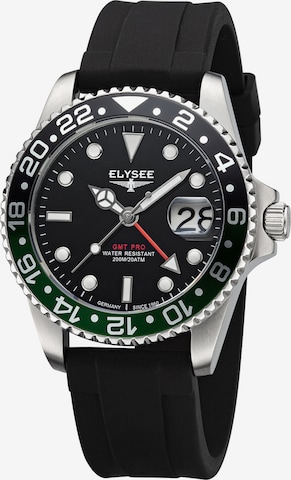 ELYSEE Analog Watch in Black: front
