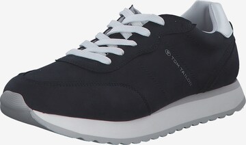 TOM TAILOR Sneaker low in Schwarz: predná strana