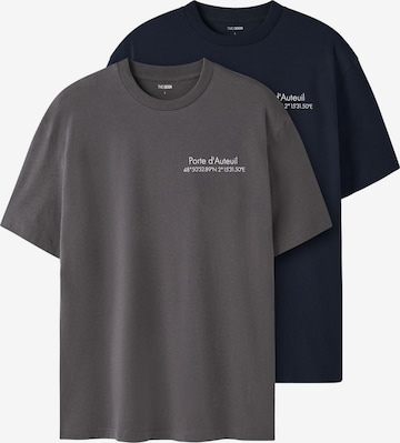 Maglietta di TWO SOON in grigio: frontale