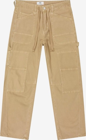 Baggy Pantalon chino Le Temps Des Cerises en beige : devant