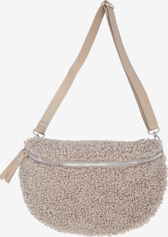Seasons of April Gürteltasche 'Fluffy' in Grau: Vorderseite