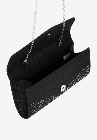 Clutch de la faina pe negru