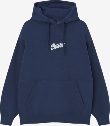 Pull&Bear Sweatshirt in Blue: front