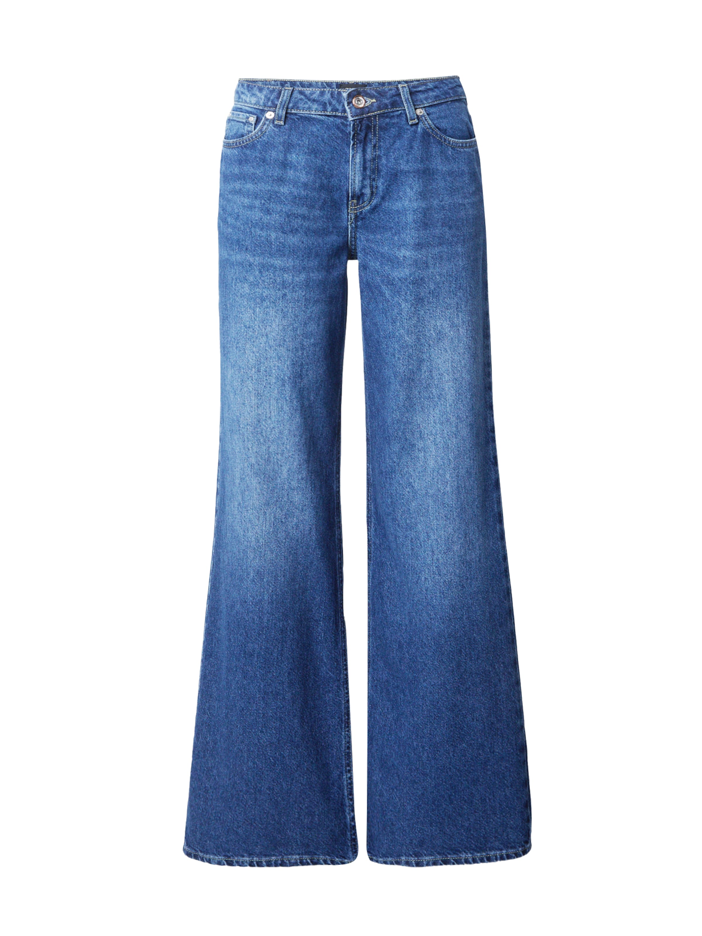 Wide Leg Jean 'CHRIS' ONLY en bleu : devant