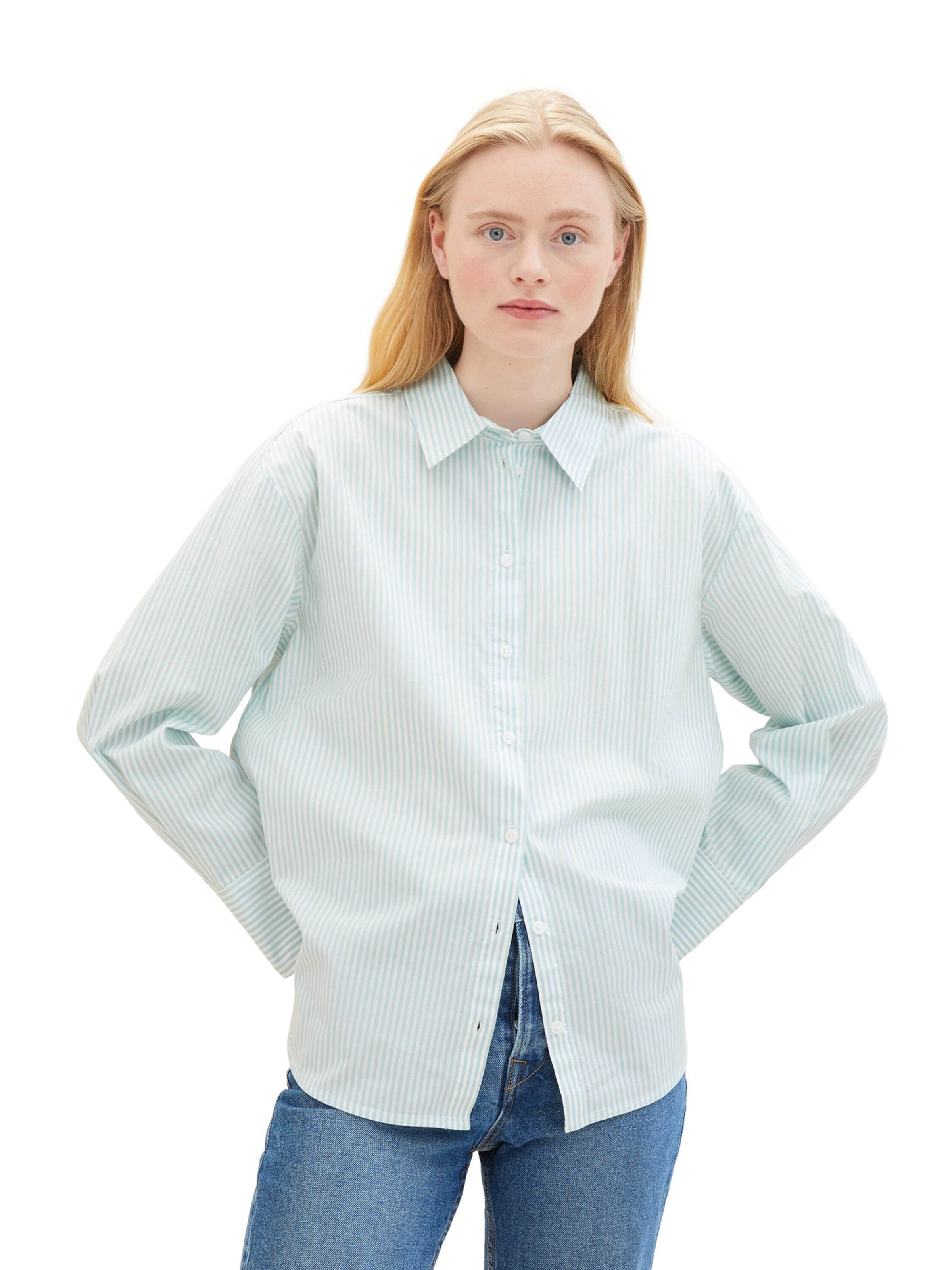 Camicia da donna di TOM TAILOR DENIM in verde