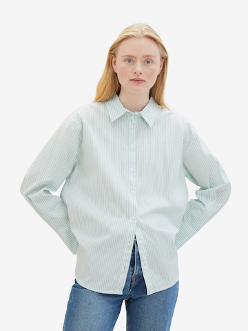 TOM TAILOR DENIM Blouse in Groen