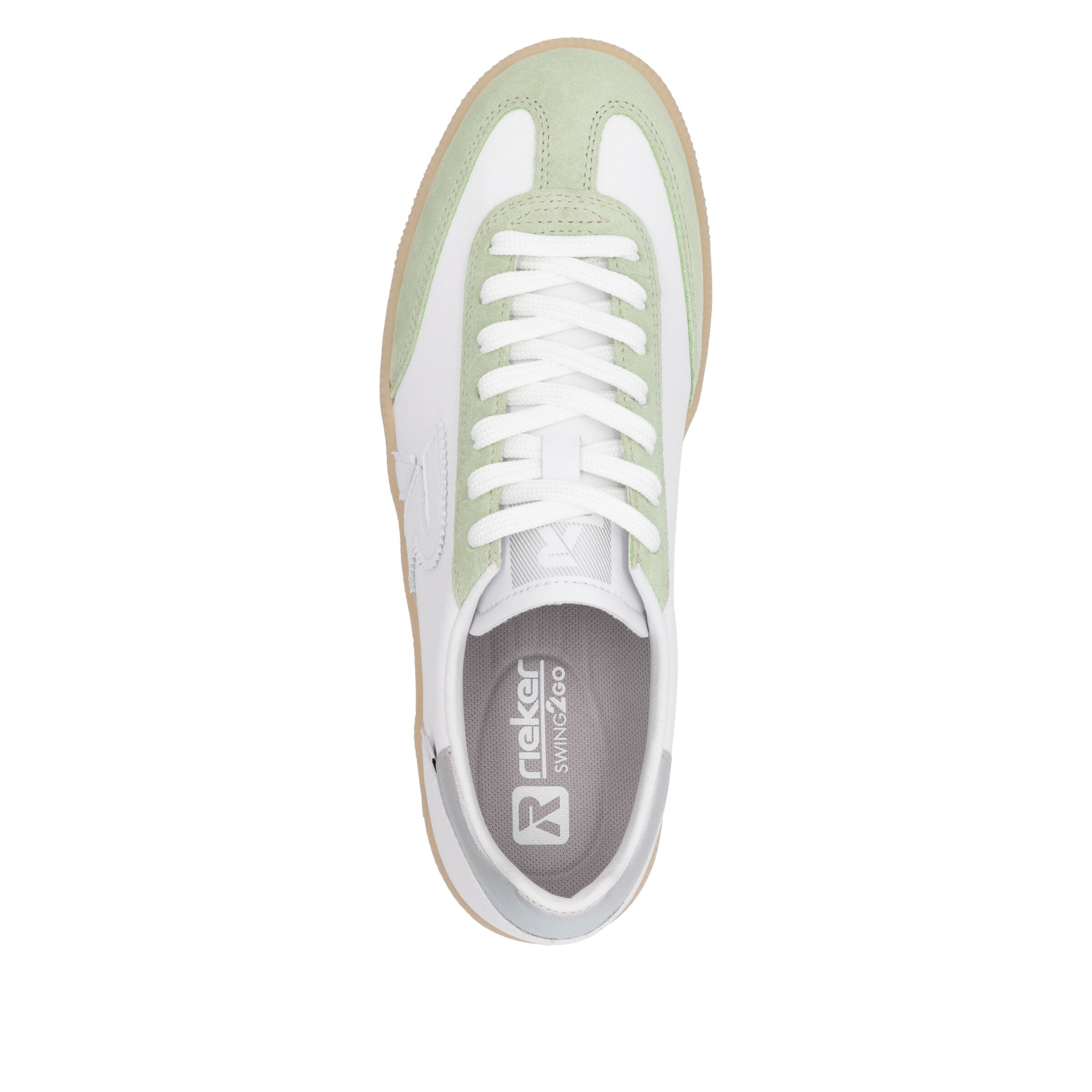 Rieker Sport Platform trainers ' W2200 ' in White