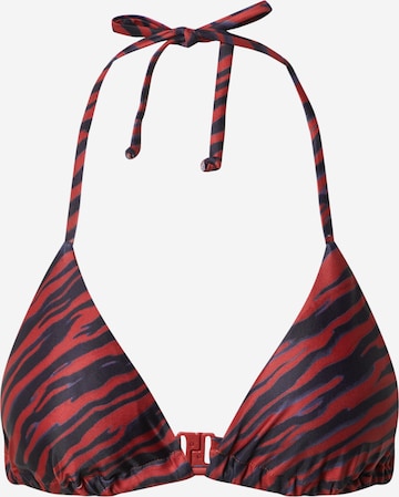 HunkemöllerTrokutasti Bikini gornji dio 'Malibu' - crvena boja: prednji dio