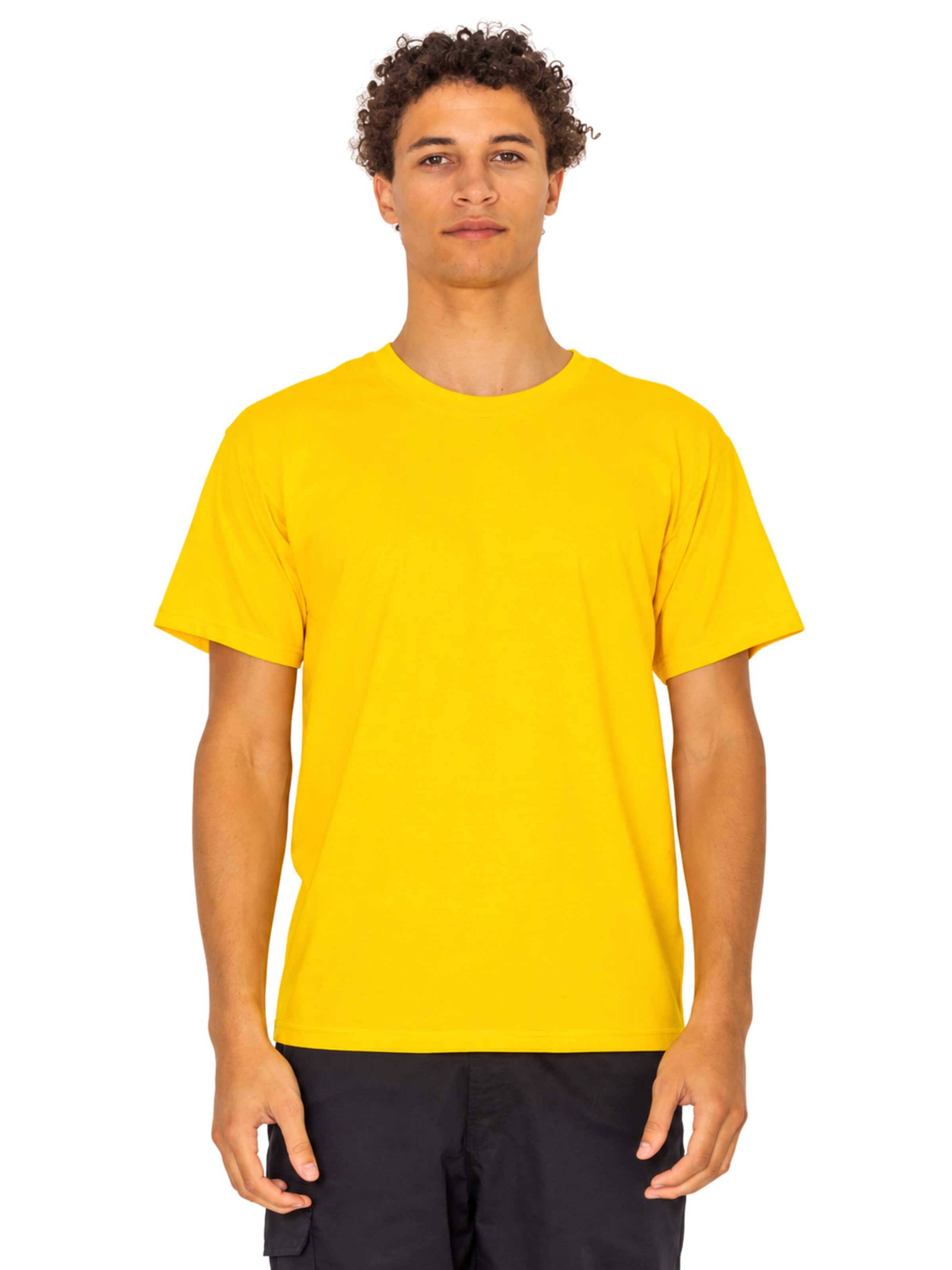 FRUIT OF THE LOOM Shirts 'T-shirt' i gul