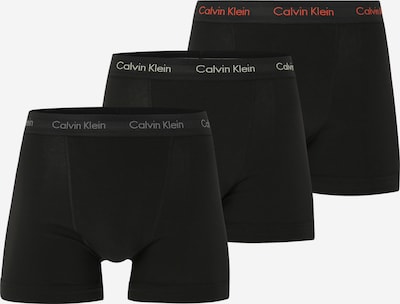 Boxer trumpikės iš Calvin Klein Underwear, spalva – pilka / oranžinė / juoda / balta, Prekių apžvalga