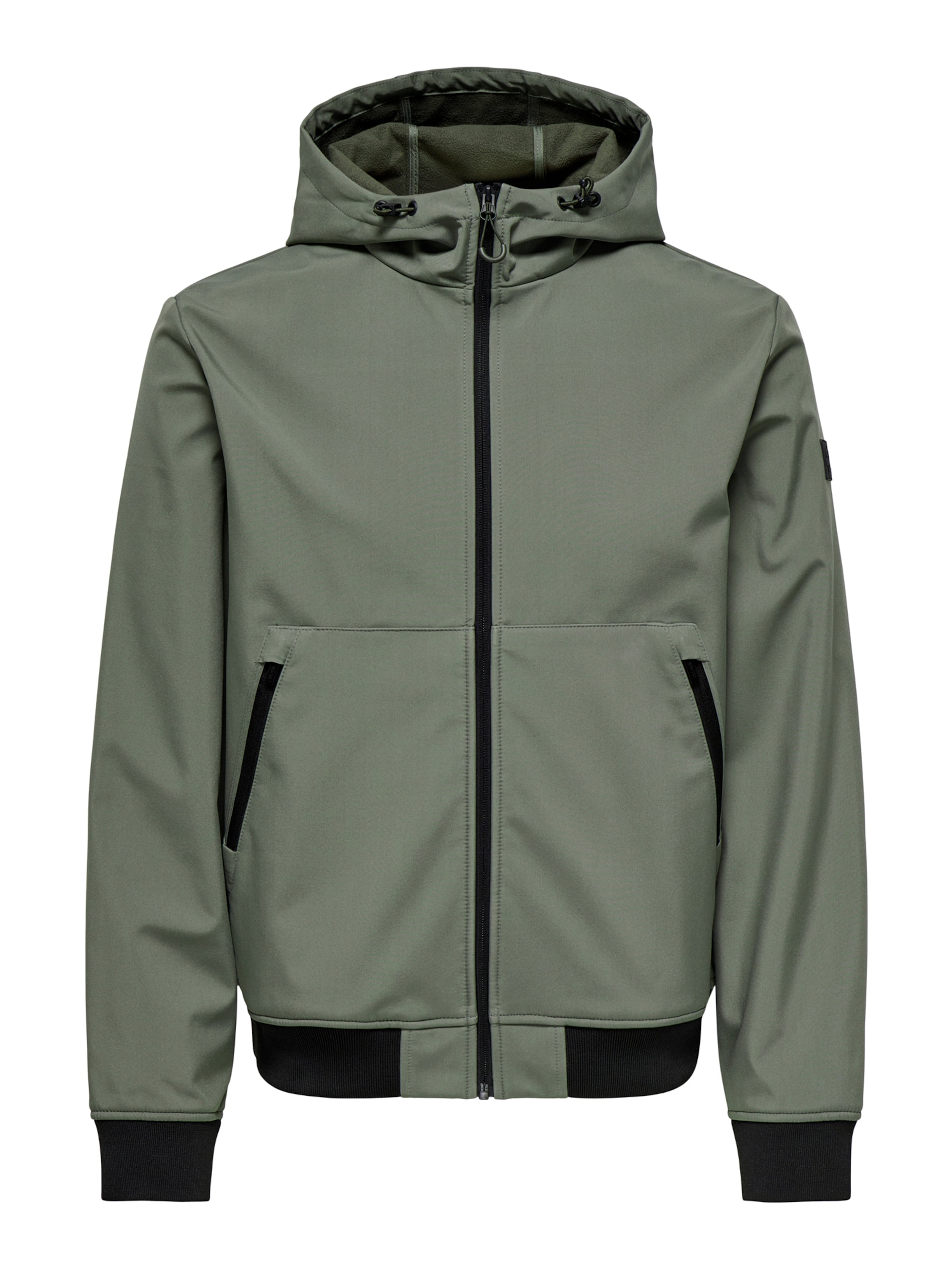 Only & Sons Преходно яке 'ONSBOWIE' в сиво: отпред