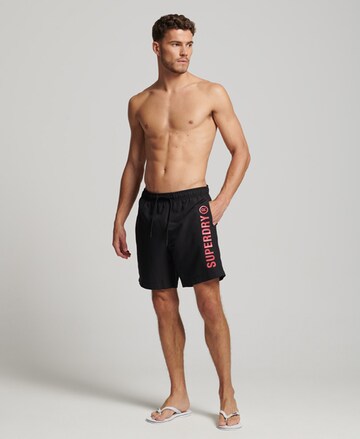 Superdry Board Shorts in Black