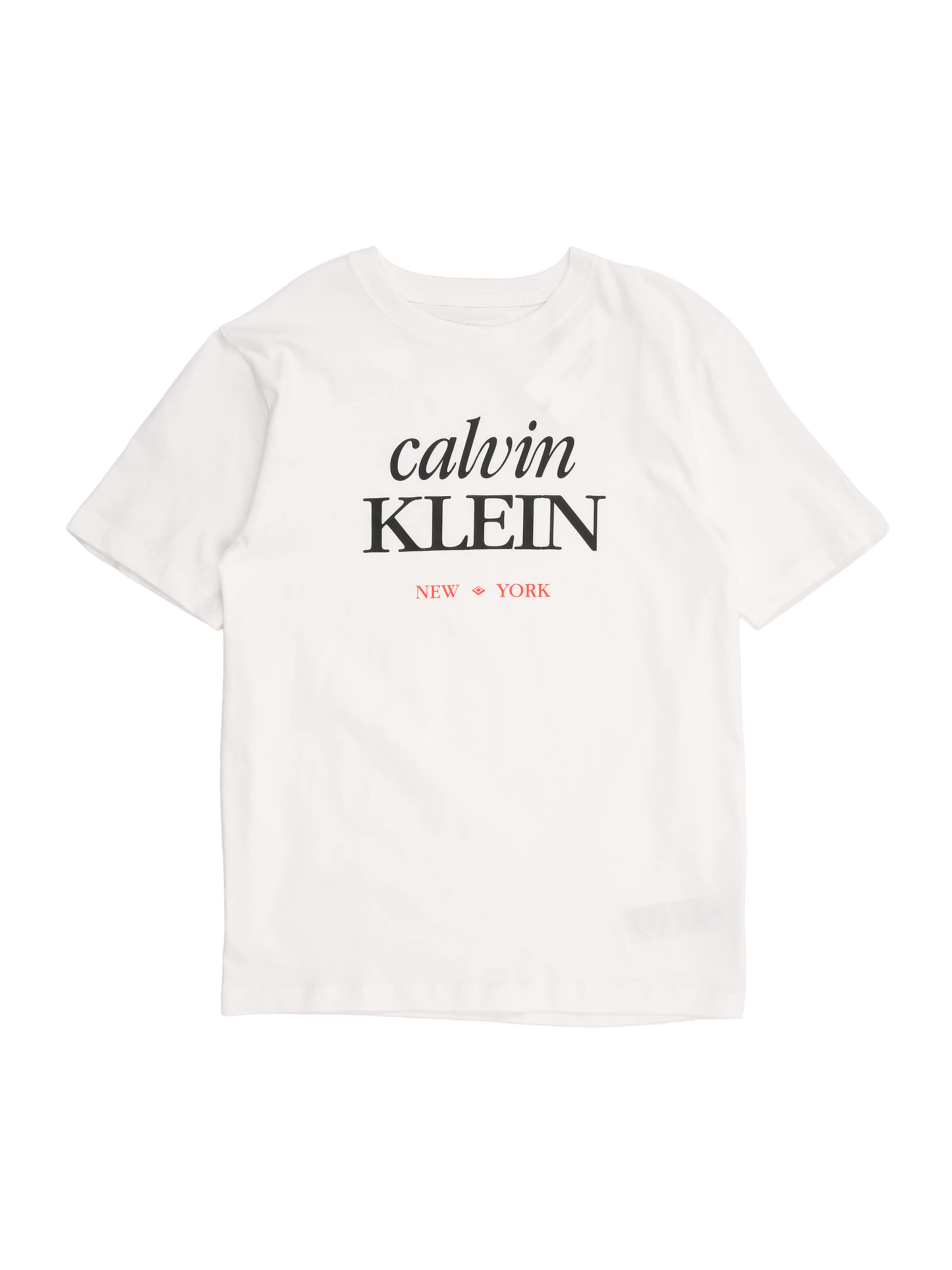 Tricou de la Calvin Klein Jeans pe alb: față
