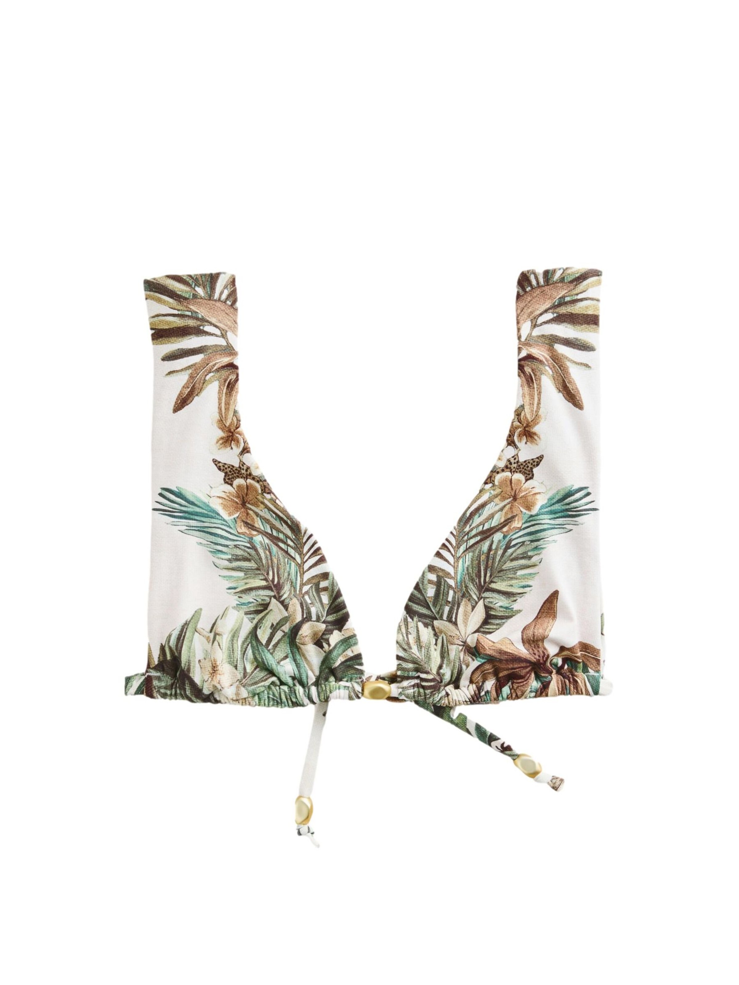 Top per bikini Next di colore acqua / marrone / bianco, Visualizzazione prodotti