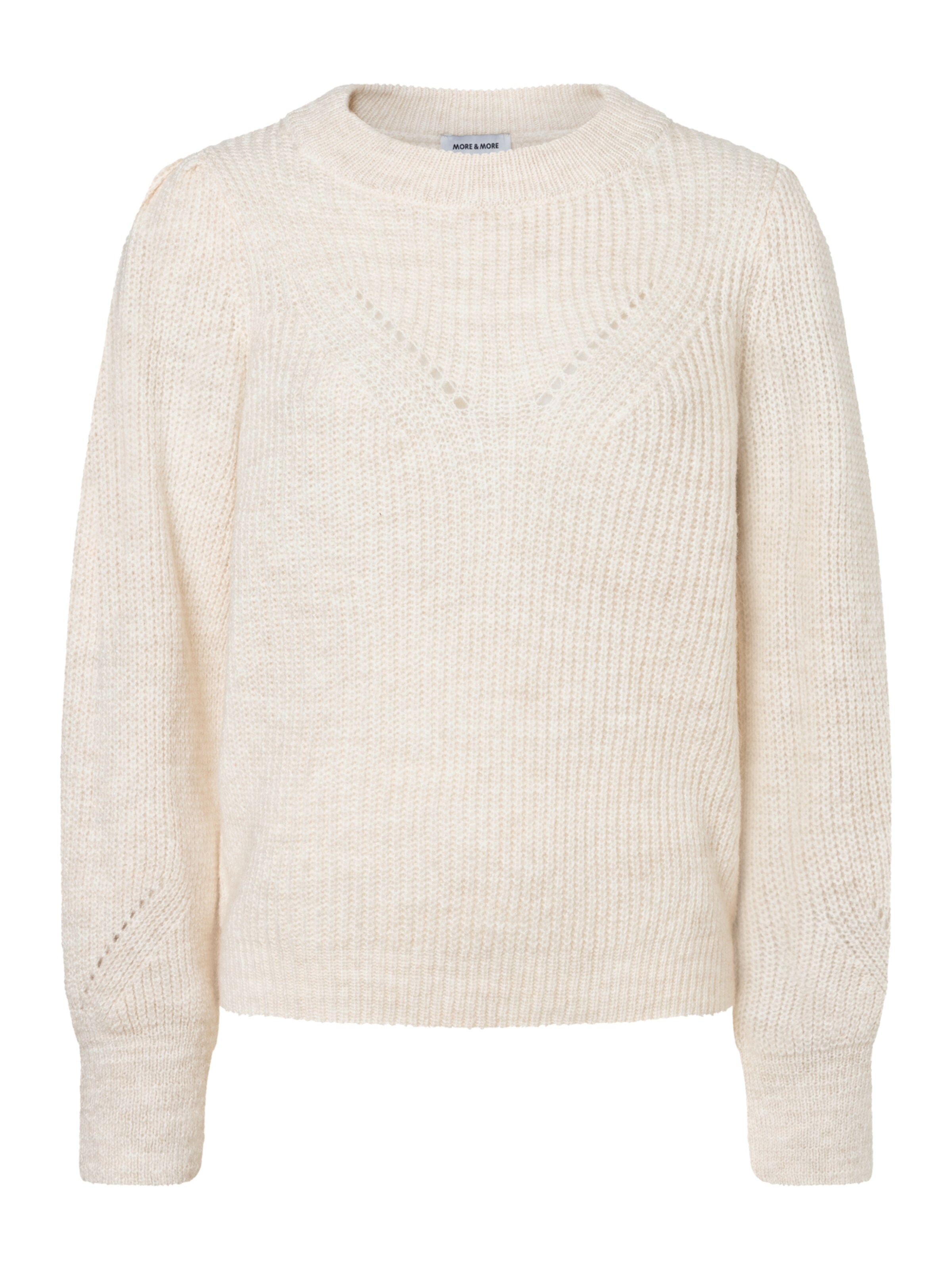 MORE & MORE Pullover in Beige: Vorderseite