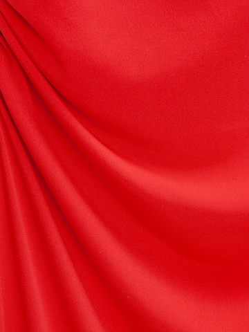Robe de soirée Pull&Bear en rouge