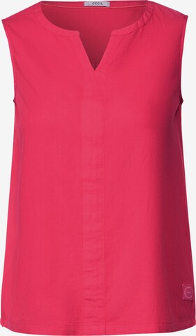 CECIL Top in Pink: front