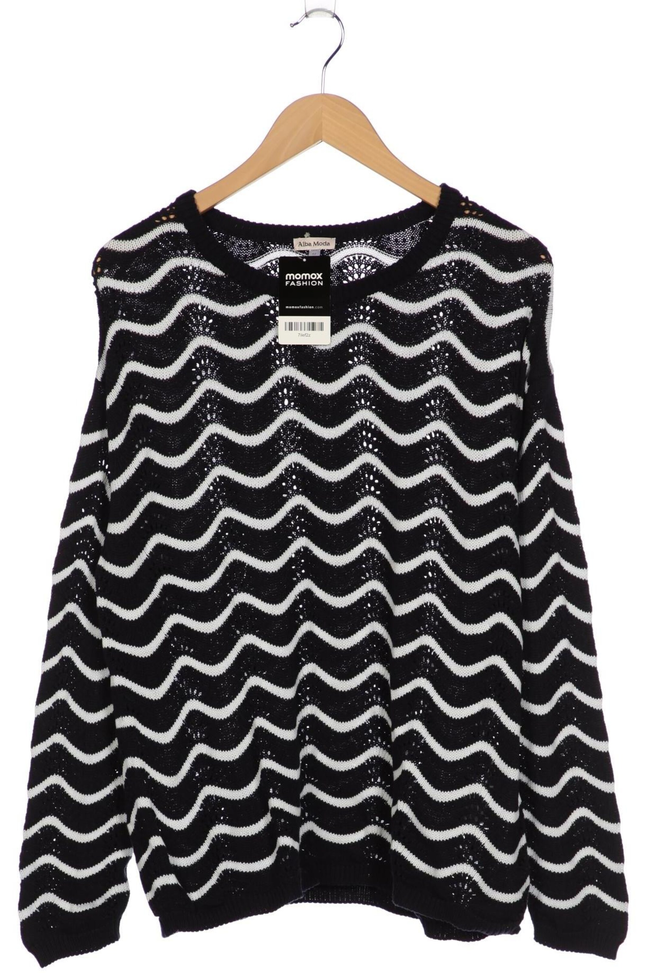 ALBA MODA Sweater & Cardigan in XL in Blue: front