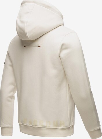 STONE HARBOUR Sweat jacket 'Jacobi Jamie' in White