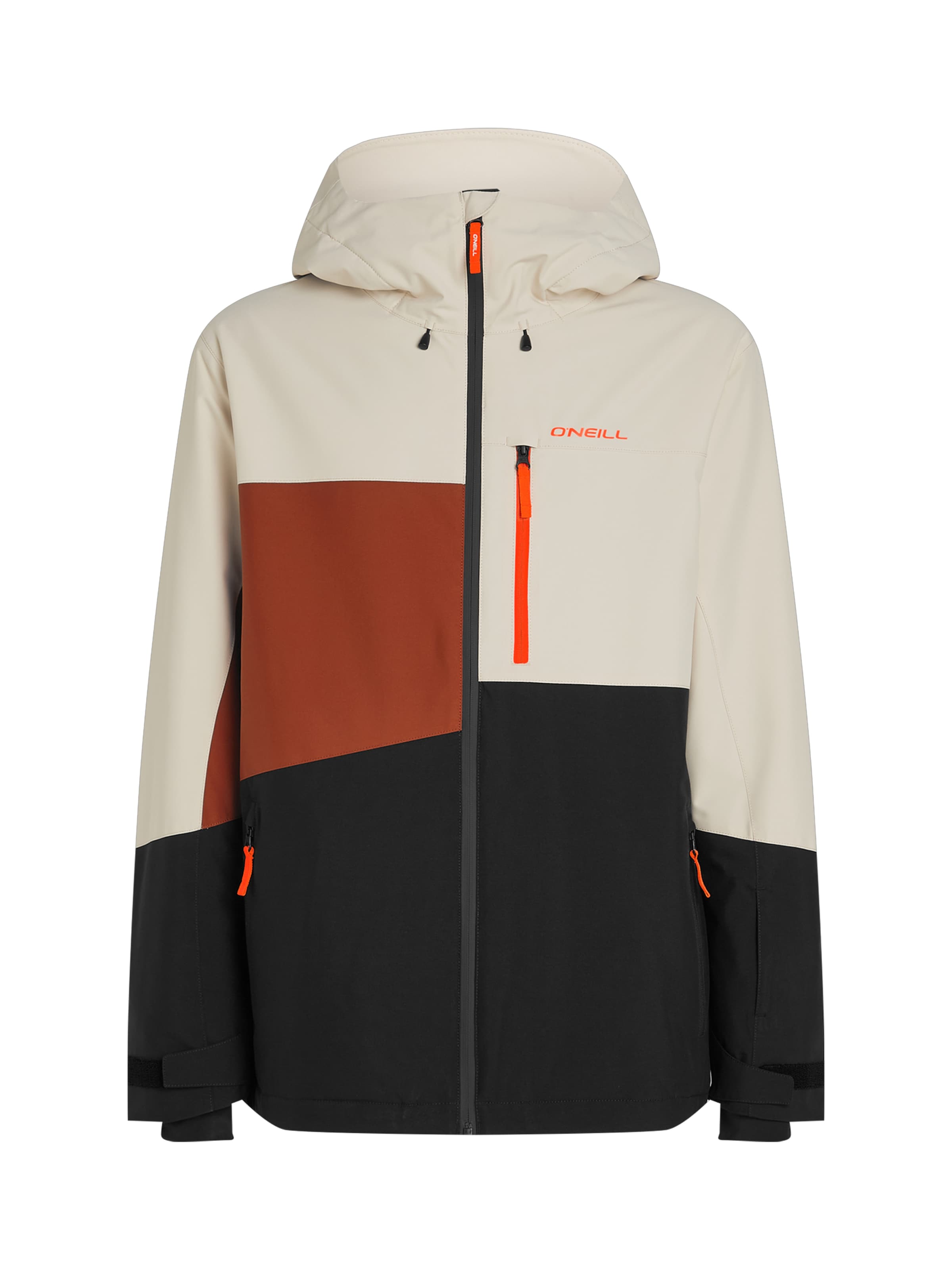 O'NEILL Athletic Jacket 'FWC'Cruz' in Rusty red / Black / Off white, Item view