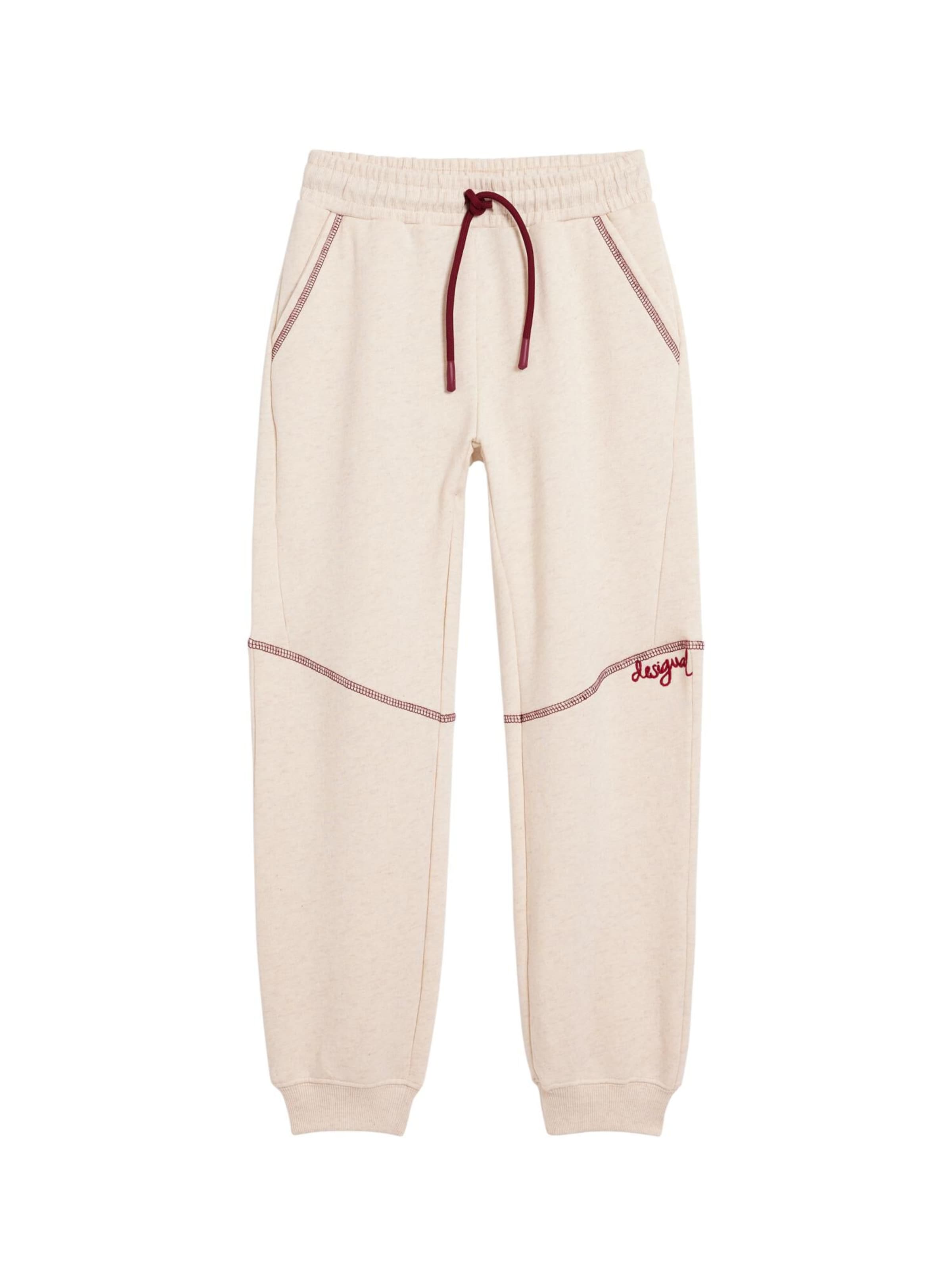 Desigual Skinny Fit Клин в бяло: отпред