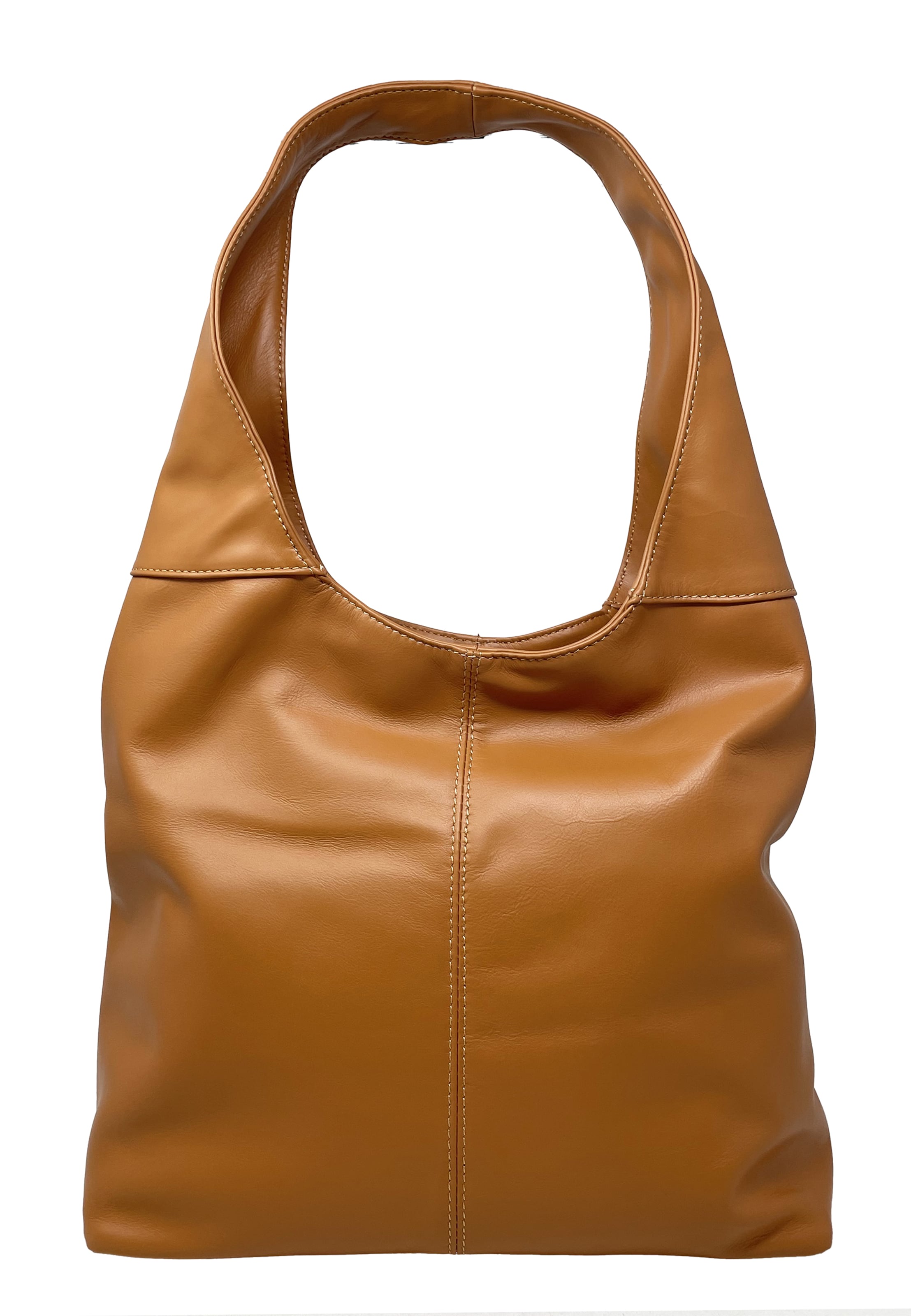 CHICCA BORSE Schoudertas in Bruin: voorkant