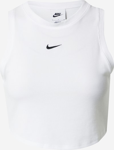 Nike Sportswear Top 'ESSENTIAL' in Black / White, Item view